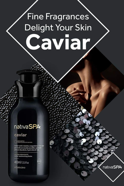 O Boticário Nativa Spa Caviar Moisturizing Lotion 400ml